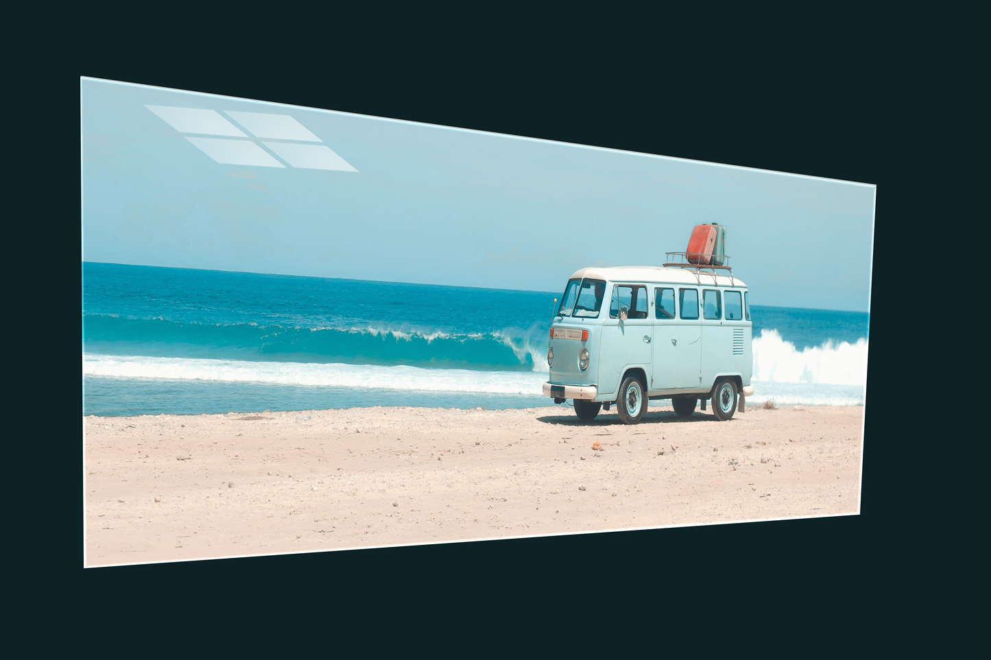 Van on the Beach