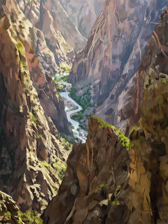 Black Canyon of the Gunnison by Holly Thompson