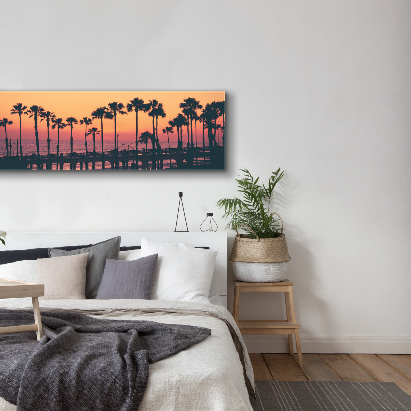 Dusk Palm Tree Silhouette